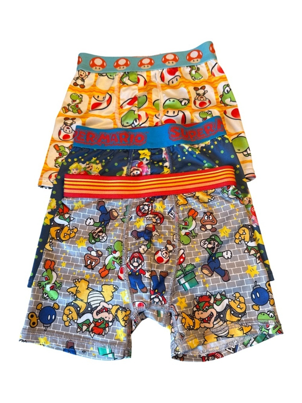 Nintendo Super Mario Boxer Briefs - Blue & Red